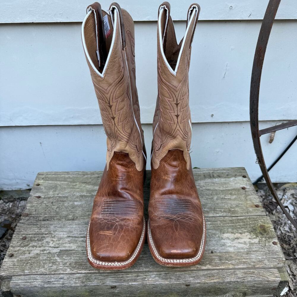 Cody James Yellowstone Western Broad Square Toe Cowboy Boots 8 1/2 D BCJSP22L1 - Picture 3 of 7